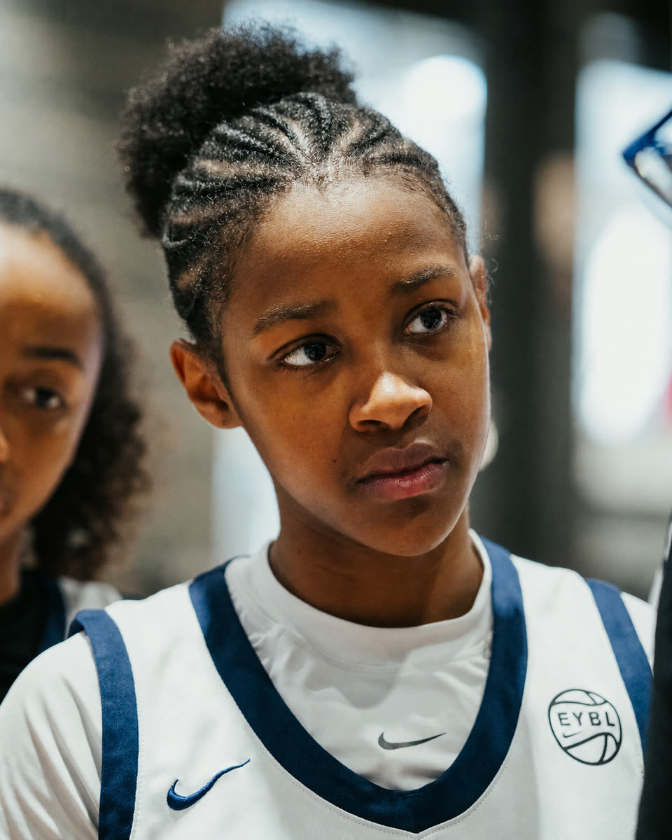 California Storm player listening intently between possessions
