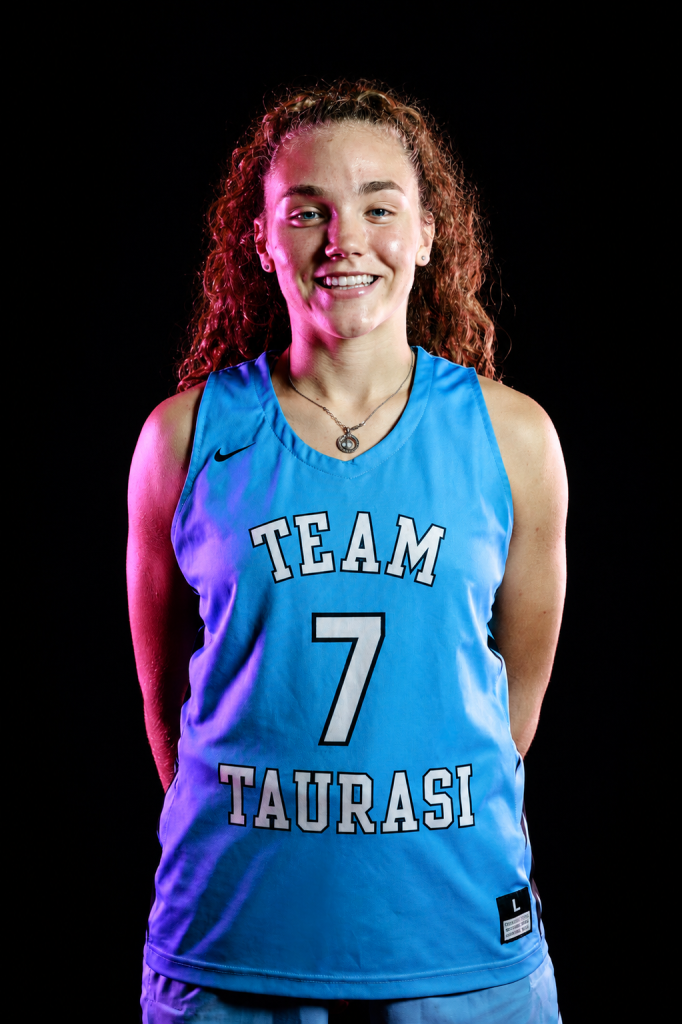 Team Taurasi player in a blue Team Taurasi uniform professional portrait.